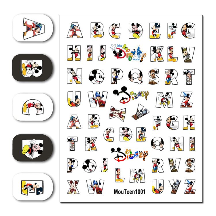 Disney Hot Mouteen1014 101 Spotted Dog Water Nail Sticker Nail Water Sticker for Nail Art Sticker Decal Art Decoration