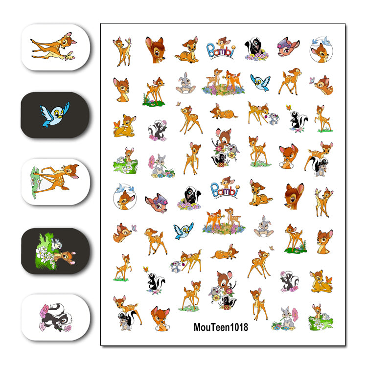 Disney Hot Mouteen1014 101 Spotted Dog Water Nail Sticker Nail Water Sticker for Nail Art Sticker Decal Art Decoration