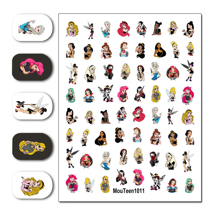 Disney Hot Mouteen1014 101 Spotted Dog Water Nail Sticker Nail Water Sticker for Nail Art Sticker Decal Art Decoration