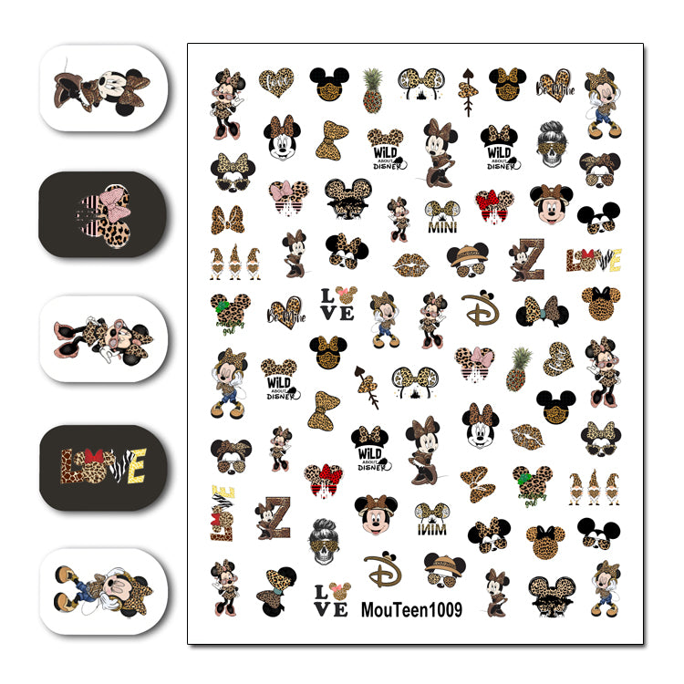 Disney Hot Mouteen1014 101 Spotted Dog Water Nail Sticker Nail Water Sticker for Nail Art Sticker Decal Art Decoration