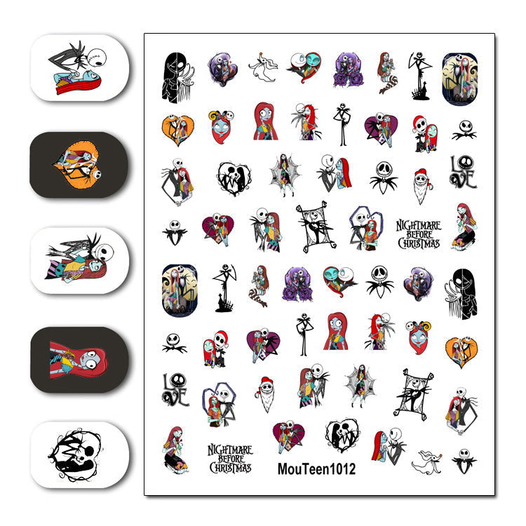 Disney New Mouteen1003 Mixed Mickey Mouse Water Nail Sticker Nail Water Sticker for Nail Art Sticker Decal Art Decoration